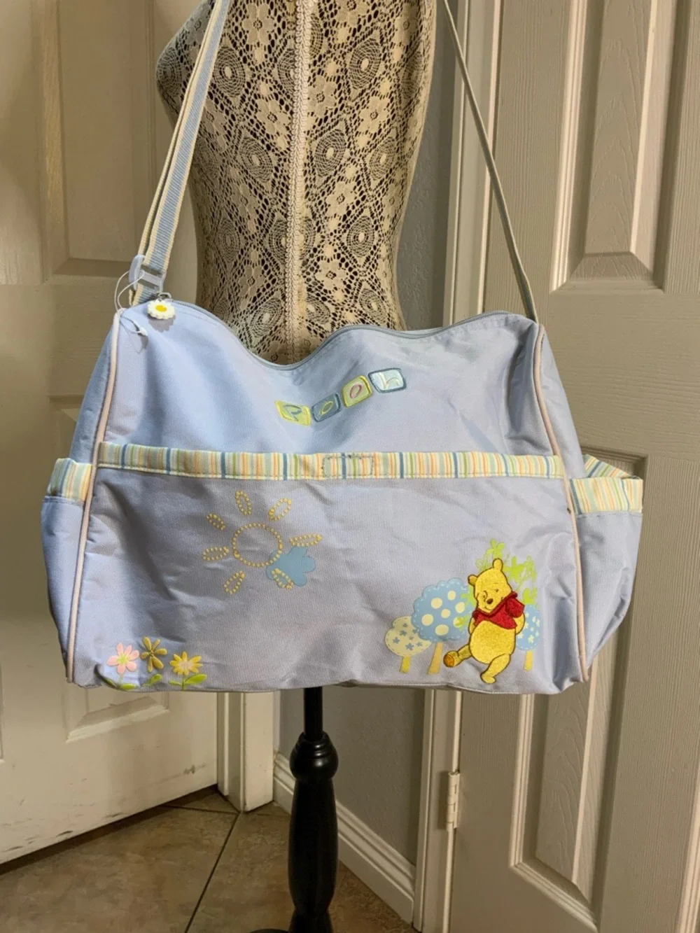 Vintage rare Winnie the Pooh diaper/ duffel bag - Picture 1 of 13